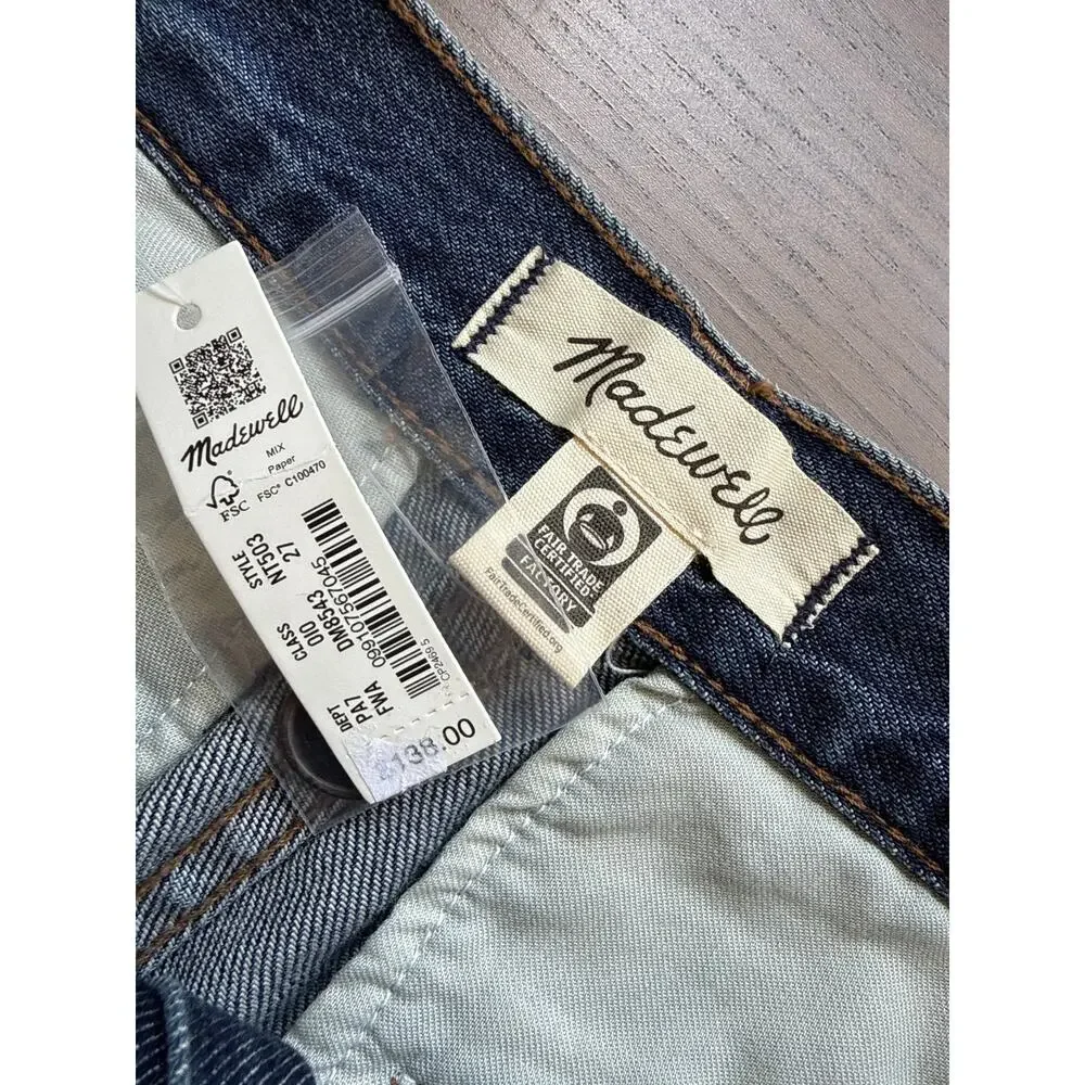 Madewell Harlow Wide-Leg Jeans in Blue Size 27 NEW NWT - Picture 8 of 8